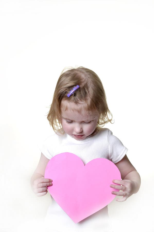 Little Girl with Valentine