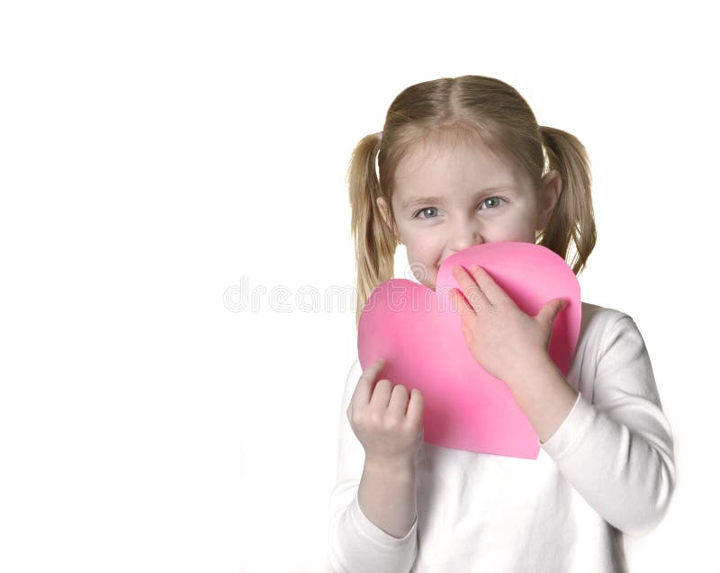 Little Girl with Valentine