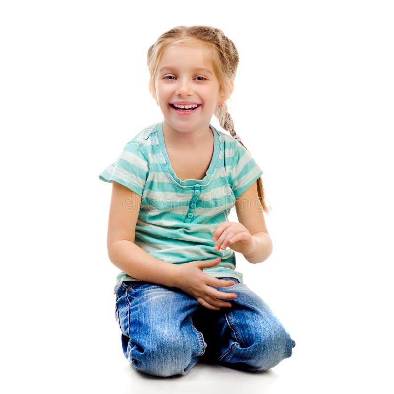 Little girl royalty free stock photo