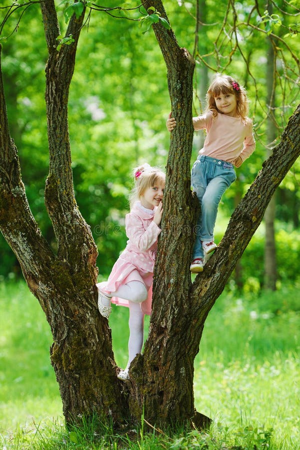 Pretty Teen Girl Climbing Tree Stock Photos - Free & Royalty-Free Stock ...