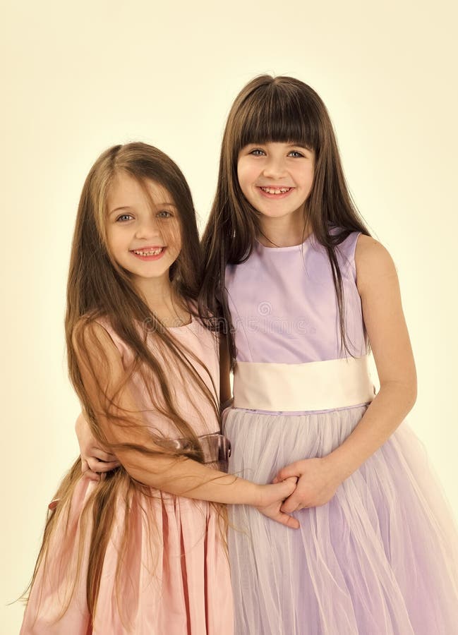 Little Girls Sister with Long Hair Isolated on White. Stock Photo - Image of adorable, long: 116227526 Little Girls Sister with Long Hair Isolated on White. Stock Photo - Image of adorable, long: 116227526