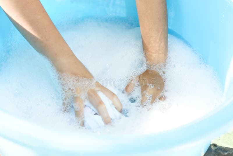 Little hand wash cloth stock image. Image of closeup 86442459