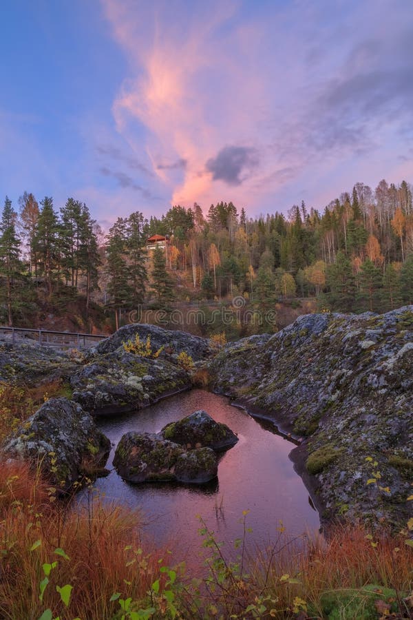 Little Island Stock Image Image Of Moss Rock River 60912359