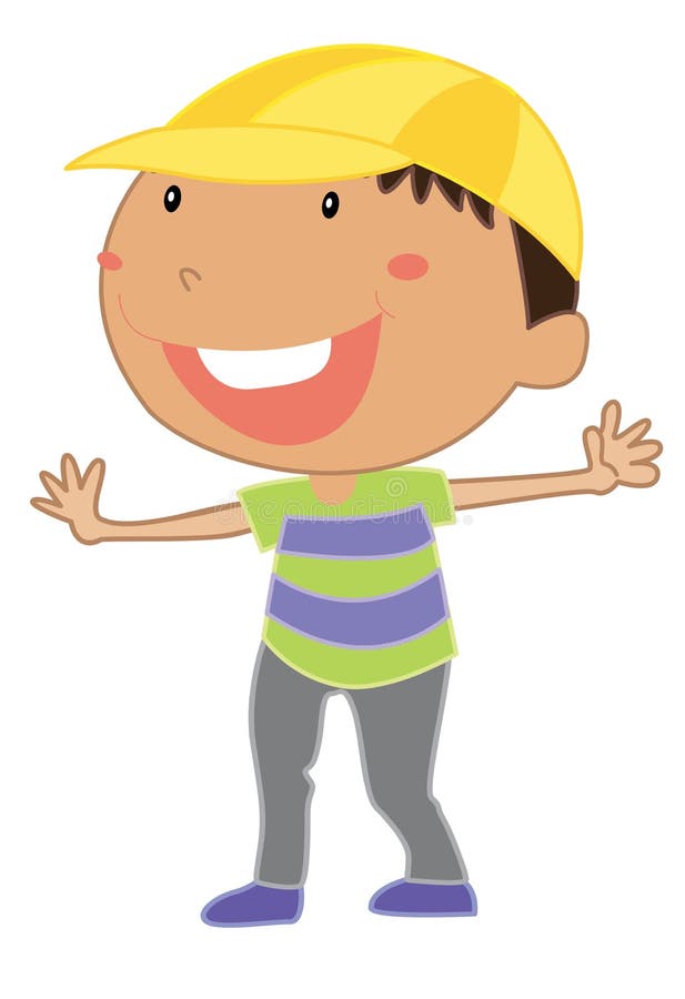 Little kid stock vector. Illustration of enjoy, joyful - 32732640