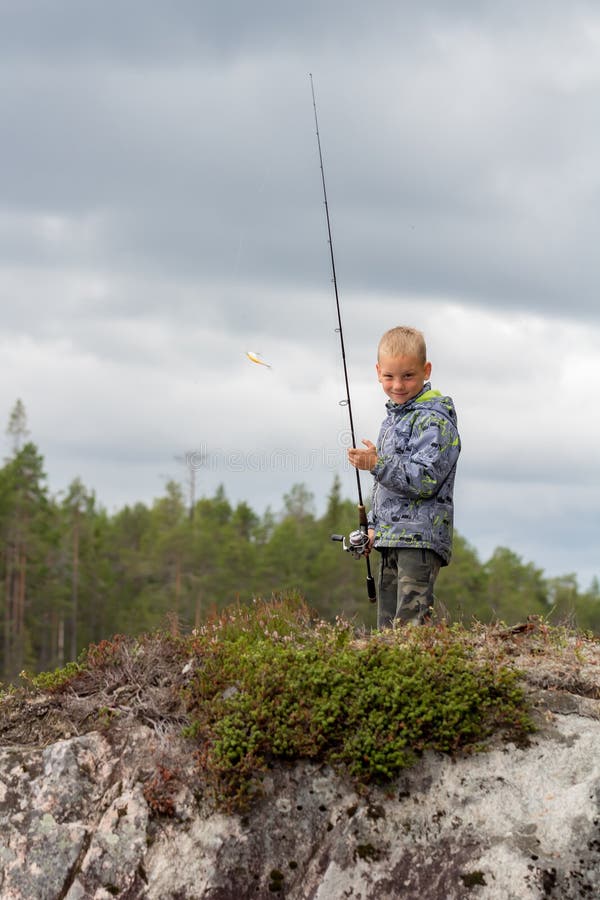 Fishing Finland Child Stock Photos - Free & Royalty-Free Stock