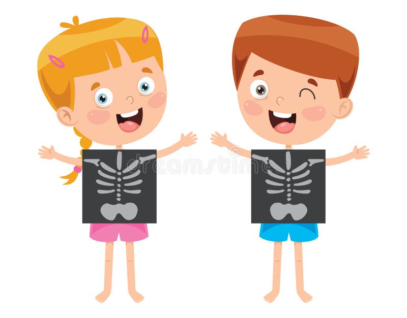 X Ray Bones Kid Stock Illustrations 32 X Ray Bones Kid Stock