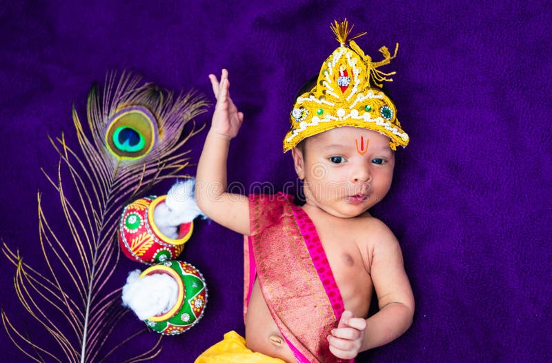 330 Little Krishna Stock Photos - Free & Royalty-Free Stock Photos from  Dreamstime