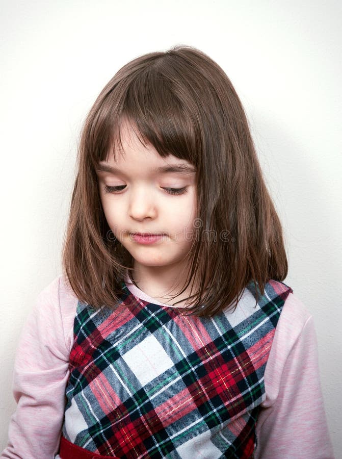 Little lovely girl portrait