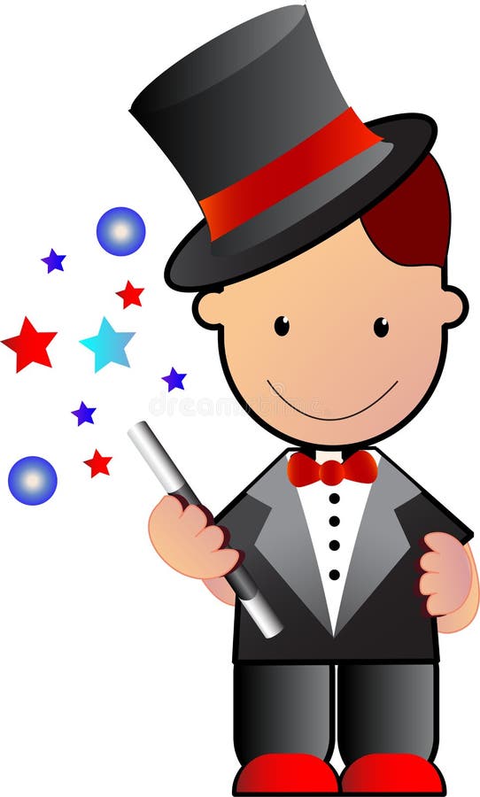 Little magician royalty free illustration