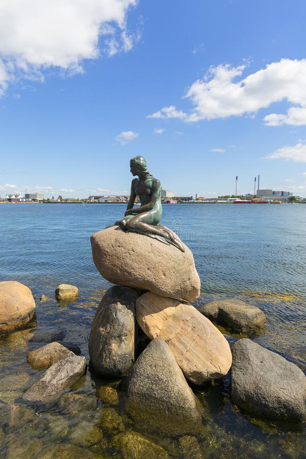 The Little Mermaid, Bronze Statue, the Symbol of Copenhagen, Copenhagen ...