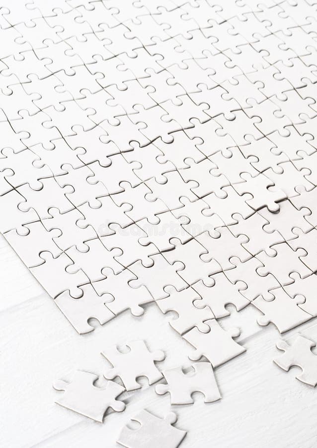 Little Pieces Completing Big Puzzle Stock Photo Image of join, jigsaw