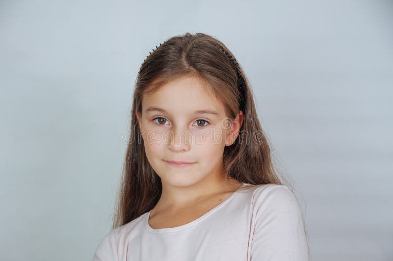 Little Pretty Girl Age 6-7 Years with Very Long Hair Expresses Emotional Joy and a Smile on a White Background Stock Image - Image of beautiful, funny: 164015855 Little Pretty Girl Age 6-7 Years with Very Long Hair Expresses Emotional Joy and a Smile on a White Background Stock Image - Image of beautiful, funny: 164015855