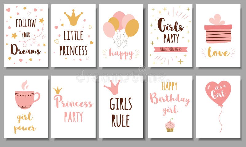 It`s a Boy it`s a Girl Vector Greeting Card. Baby Shower Card. Baby ...