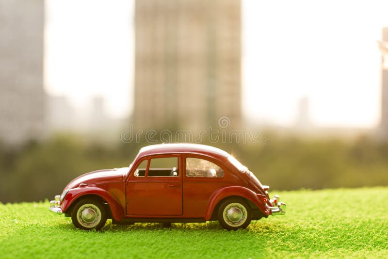 Little red car. royalty free stock photography Little red car. royalty free stock photography