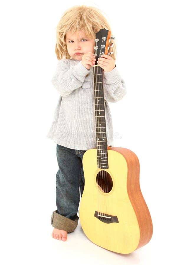 Little Rocker Guitar Player stock photos Little Rocker Guitar Player stock photos