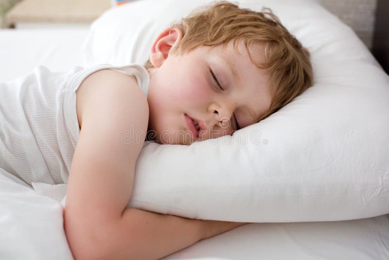 Little Sweet Toddler Boy Sleeping In His Bed Stock Photos Image 31712363