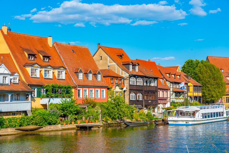 Little Venice District of German Town Bamberg Editorial Image Image