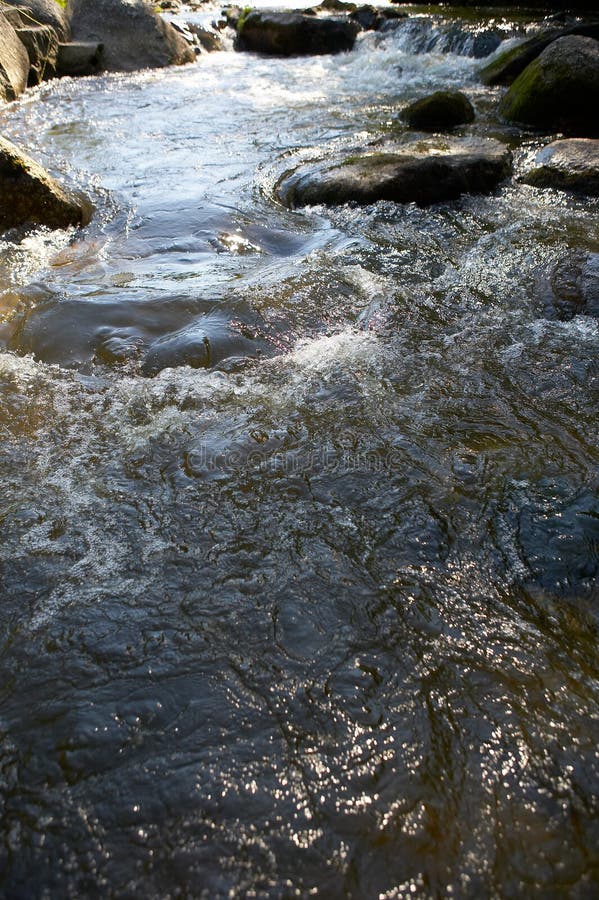 Little waters with rocks