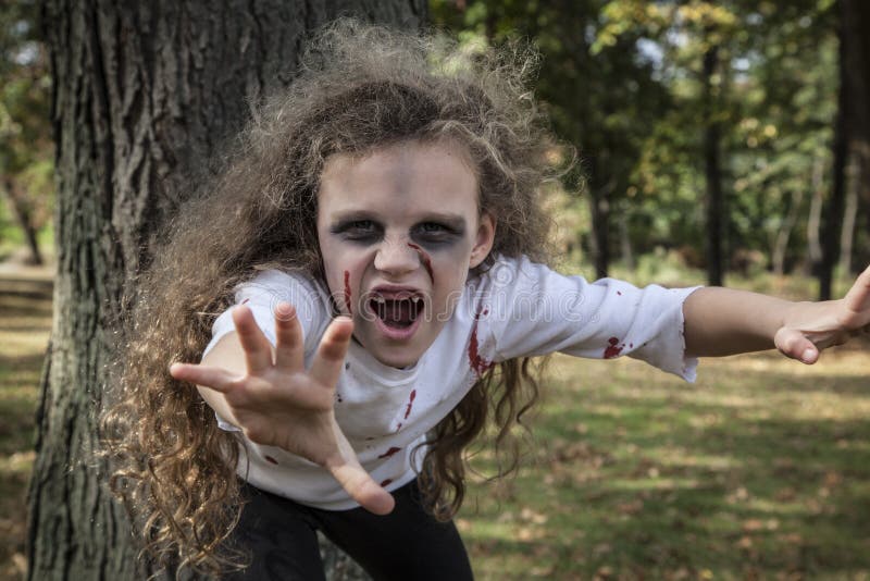 Little Girl Zombie Makeup