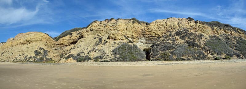 Littoral chez Crystal Cove State Park, la Californie du sud image stock Littoral chez Crystal Cove State Park, la Californie du sud image stock