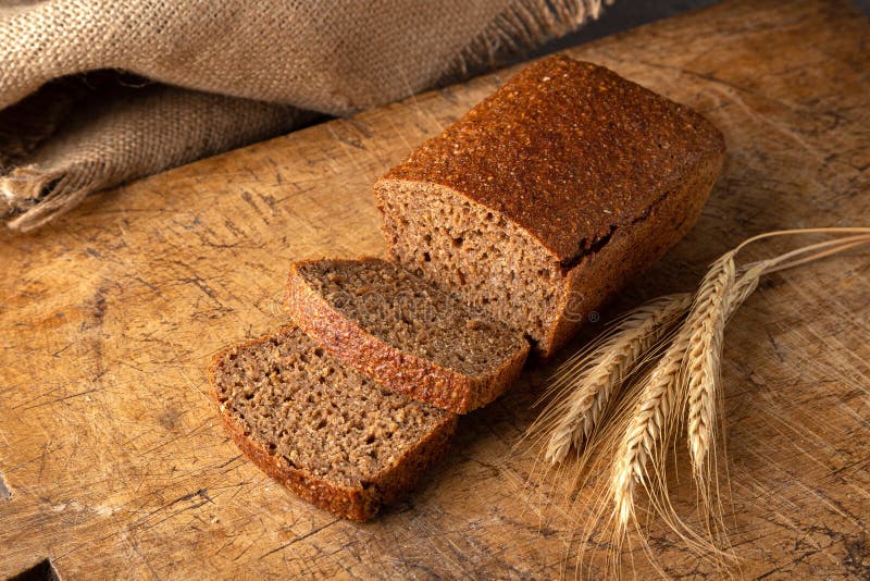 Liv med bröd, spindelprodukter arkivfoton