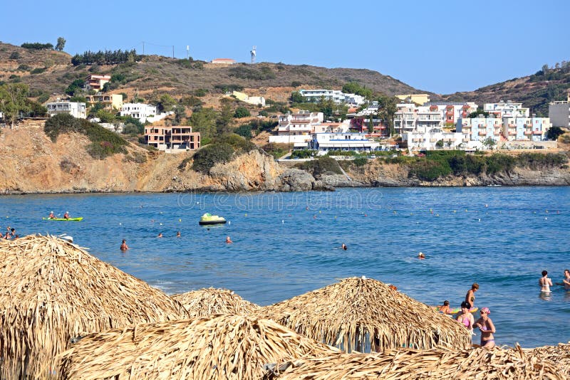  Livadi  beach  Bali Crete editorial stock image Image of 