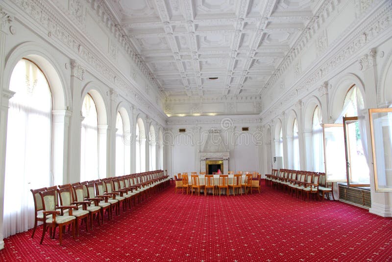 Livadia Palace. Meeting room in Livadiya, Crimea.