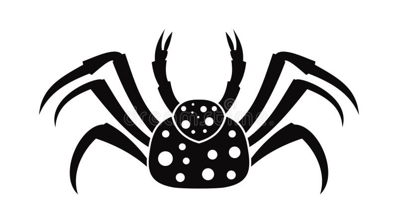 Live crab icon animation royalty free illustration