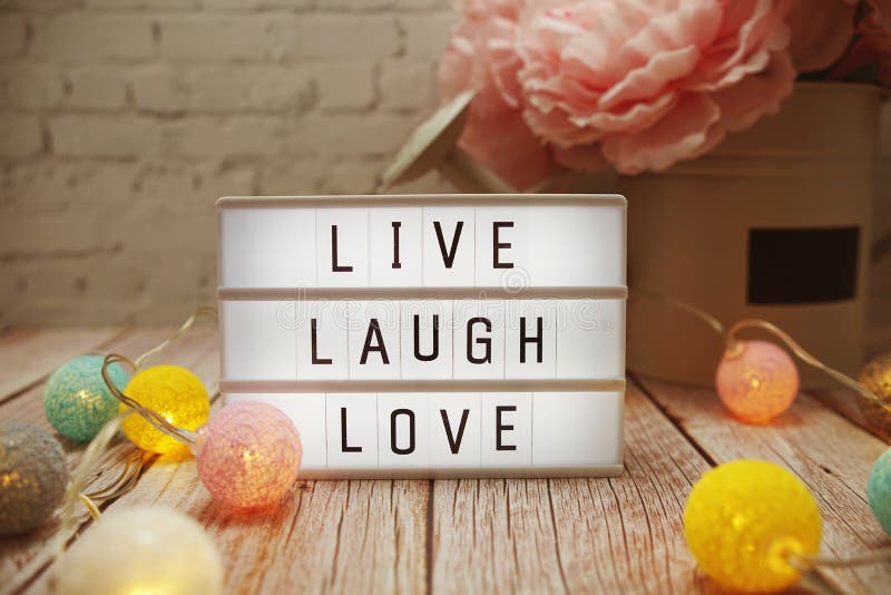 Premium Vector  Live love laugh lettering for t shirt