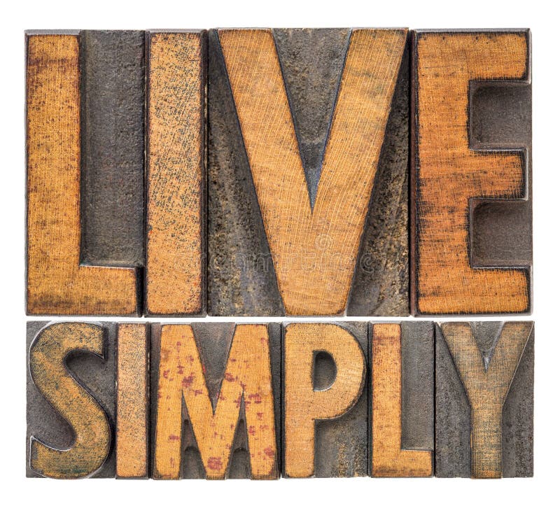 Live simply