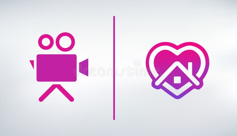 Live stream in camera shape concept. Stock vector illustration for online broadcast, tv program. Logo for your online broadcasts. vector illustration