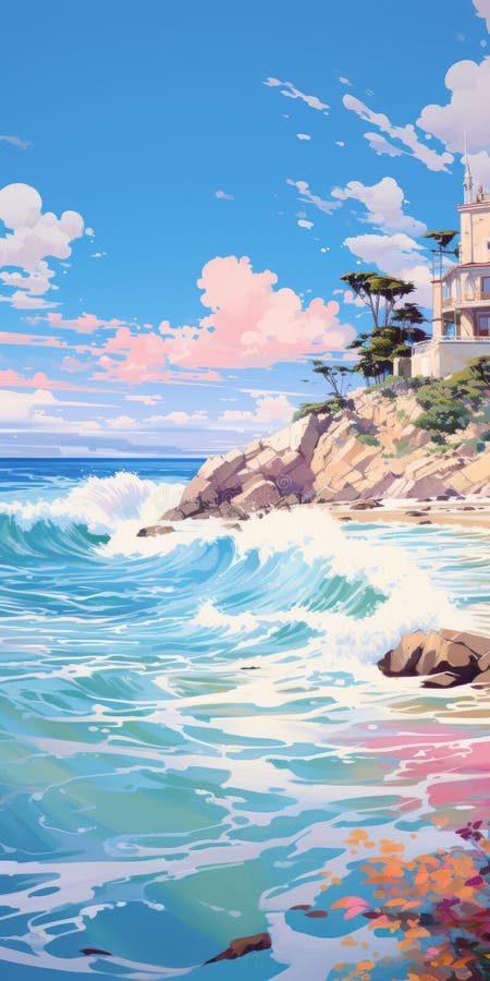 Couple, beach, sea, anime, art, HD phone wallpaper | Peakpx
