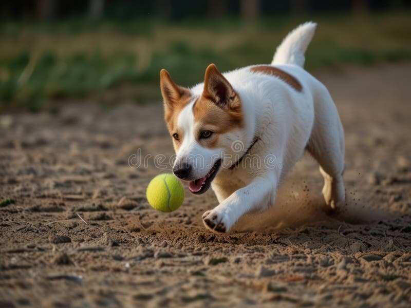 Dog fetching ball hot sale