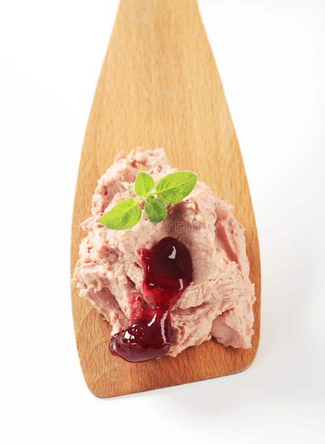 Liver Pate and Cranberry Sauce Stock Image - Image of pork, oeuvre ...