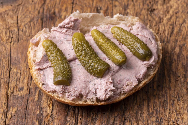 Liver sausage spread stock photo. Image of meat, meal 162438074