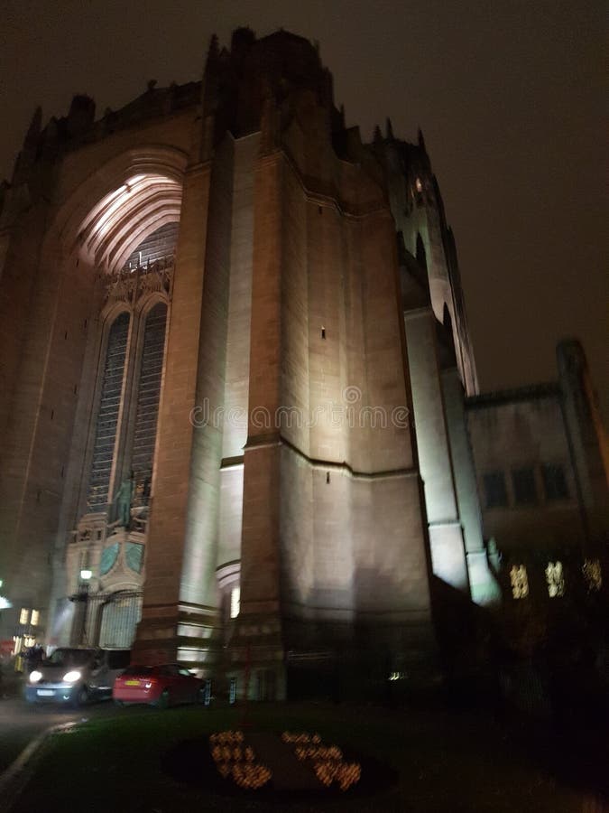 Liverpool Catherdral and St James House Stock Photo Image of teau