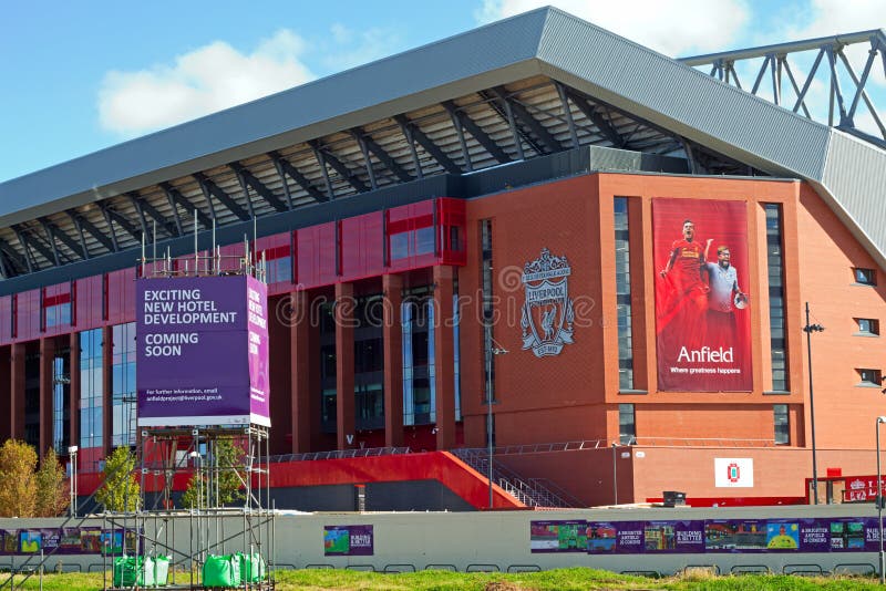 Liverpool Football Club s new Â£114 million stand nearing completion