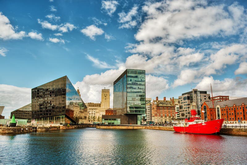 Liverpool HDR immagine stock Liverpool HDR immagine stock