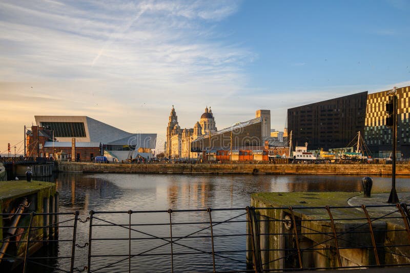 Liverpool Museum Albert Dock Stock Image Image of cityscape, port