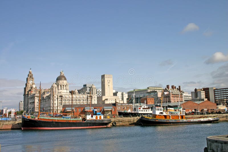 Liverpool Ships in Dock