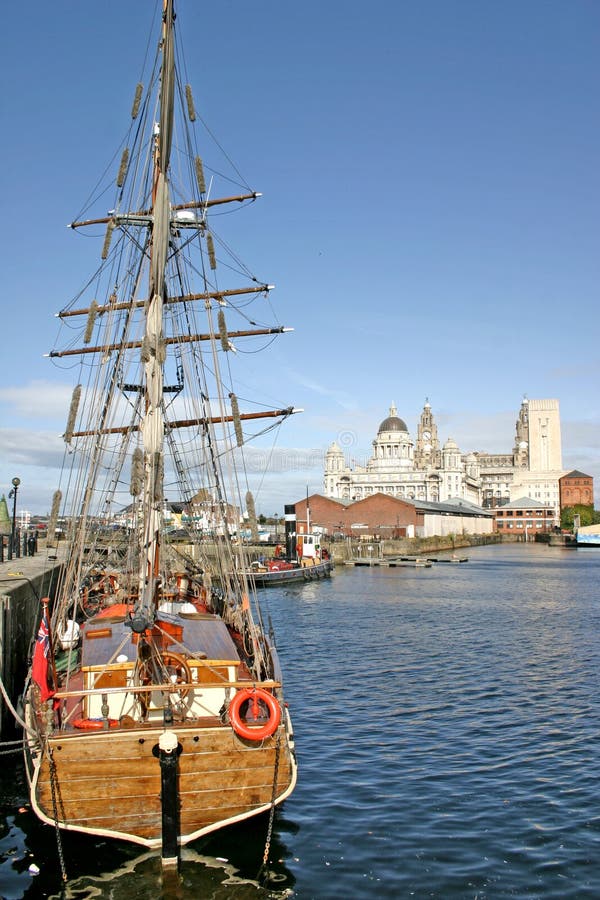 Liverpool Ships in Dock