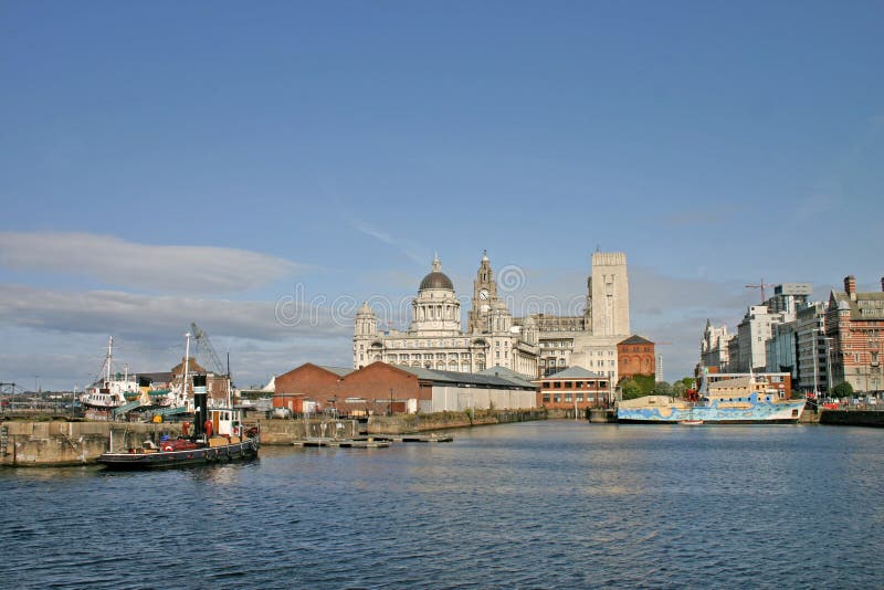 Liverpool Ships in Dock