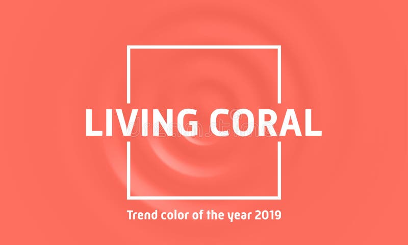 Living coral trend color year 2019. Abstract pink wave splash liquid fluid living coral color vector background stock illustration Living coral trend color year 2019. Abstract pink wave splash liquid fluid living coral color vector background stock illustration