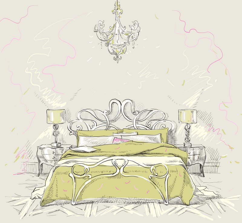 Living room royalty free illustration