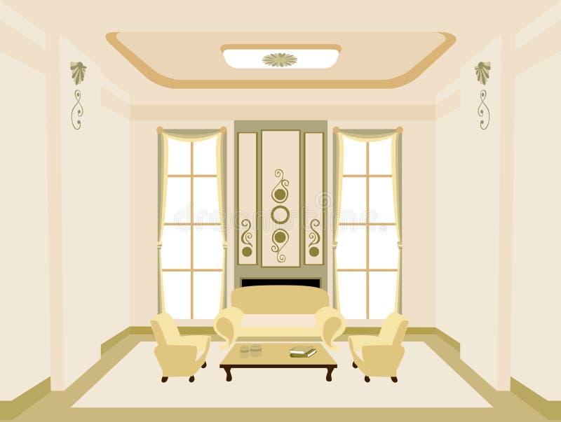 Living Room vector illustration