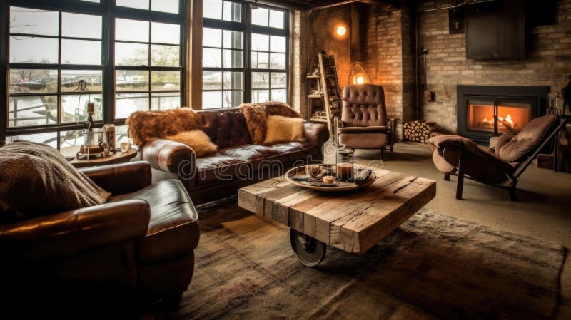 Industrial home sale decor