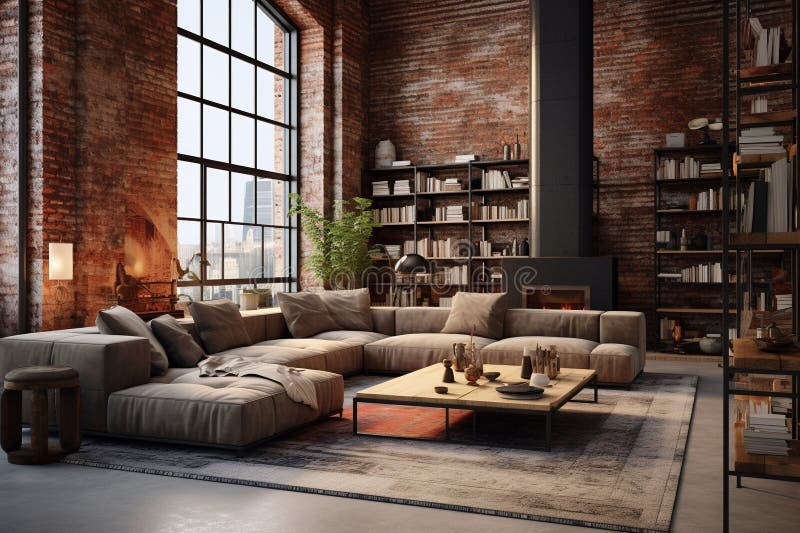 Urban Industrial-Chic Aesthetic in Modern Living Rooms | FH