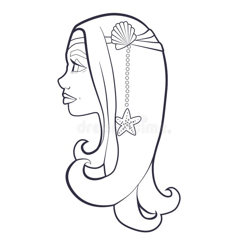 Livre De Coloriage Avec La Bande Dessinée Dune Fille Avec L