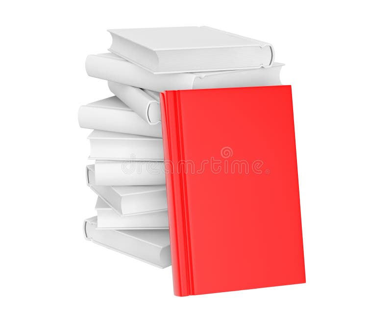 Livro com tampa vazia vermelha imagens de stock Livro com tampa vazia vermelha imagens de stock