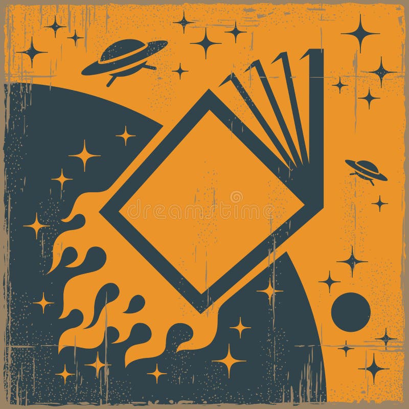 Livro de espaço ilustração royalty free Livro de espaço ilustração royalty free
